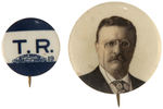 ROOSEVELT EIGHT BUTTONS AND FOUR LAPEL STUDS MOST WITH REAL PHOTOS FROM 1904.