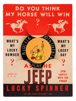 "JEEP LUCKY SPINNER" W/CARD.