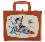 "BOY ON ROCKET" VINYL LUNCHBOX.