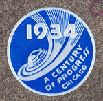 1934 CHICAGO WORLD'S FAIR CELLULOID RELIGOUS PLAQUE.