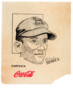 CUBAN COCA-COLA BASEBALL THEME ORIGINAL ART LOT OF 5.