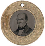 BELL/EVERETT CONSTITUTIONAL UNION PARTY 1860 HIGH GRADE FERROTYPE.