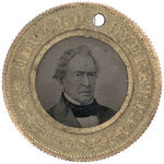 BELL/EVERETT CONSTITUTIONAL UNION PARTY 1860 HIGH GRADE FERROTYPE.