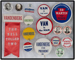 HOPEFULS SIXTEEN BUTTONS, ONE TAB ONE RIBBON SPANNING 1940-1952.