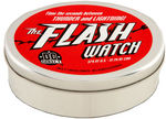 IDEAL JLA FIGURE OF "THE FLASH" AND DC DIRECT WATCH IN TIN.