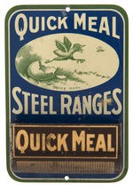 “QUICK MEAL STEEL RANGES” WALL MATCH HOLDER.