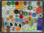 HUGE COLLECTION OF STATE AND COUNTY FAIR BUTTONS.