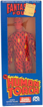 "THE HUMAN TORCH" BOXED MEGO ACTION FIGURE.