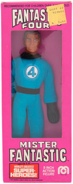 "MISTER FANTASTIC" BOXED MEGO ACTION FIGURE.