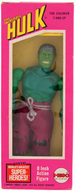 "THE INCREDIBLE HULK" BOXED MEGO ACTION FIGURE.