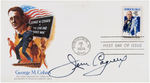 JAMES CAGNEY SIGNED FIRST DAY COVER.