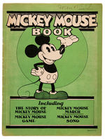 "MICKEY MOUSE BOOK" FIRST LICENSED DISNEY PUBLICATION.