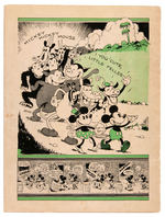 "MICKEY MOUSE BOOK" FIRST LICENSED DISNEY PUBLICATION.