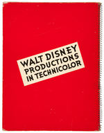 OUTSTANDING WALT DISNEY EXHIBITOR'S PUBLICITY BOOK FROM 1938.