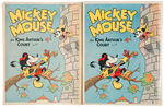 "MICKEY MOUSE IN KING ARTHUR'S COURT WITH POP-UP ILLUSTRATIONS" HARDCOVER W/DJ HIGH GRADE COPY.