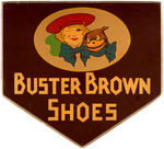 ”BUSTER BROWN SHOES” FIBERBOARD STORE SIGN.