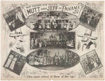 “MUTT AND JEFF IN PANAMA” EARLY PROMO FLYER AND “BOSTON AMERICAN” PROMO PAPERWEIGHT.