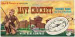 "DAVY CROCKETT RESCUE RACE WITH REAL COMPASS" UNUSED BOXED GAME.