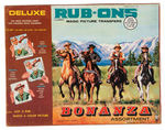 "BONANZA DELUXE RUB-ONS MAGIC PICTURE TRANSFERS" SET.