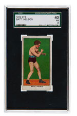 1910 E78 "BATTLING" NELSON BOXING CARD SGC 40 VG 3.