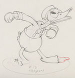 DONALD DUCK "ORPHAN'S PICNIC" ORIGINAL PRODUCTION DRAWING.