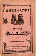 SCARCE 1880 GARFIELD/ARTHUR JUGATE CAMPAIGN SONGSTER.