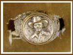 "GENE AUTRY FRIENDSHIP RING" STORE DISPLAY CARD.
