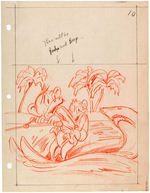 “FAWCETT’S FUNNY ANIMALS” IN-HOUSE PRODUCTION LOT WITH THREE HULTGREN ORIGINAL ART COVERS.