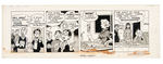 “ARCHIE” 1948 DAILY COMIC STRIP ORIGINAL ART W/FIVE MEMBER CAST.