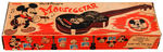 "MOUSEGETAR" BOXED CANADIAN RELIABLE TOY GUITAR SET.