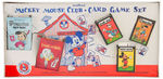 "MICKEY MOUSE CLUB CARD GAME SET."