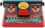 "MOUSEKETEER FAN CLUB TYPEWRITER" BOXED TOY.