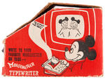 "MOUSEKETEER FAN CLUB TYPEWRITER" BOXED TOY.