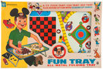 "MICKEY MOUSE CLUB FUN TRAY" BOXED MULTI-USE GAME TRAY.