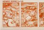 "HOWDY DOODY IN 3-D" PREMIUM COMICS WITH 3-D GLASSES & ENVELOPE.