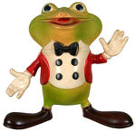 BUSTER BROWN SHOW FROGGY THE GREMLIN LARGE SIZE RUBBER SQUEAKER FIGURE.