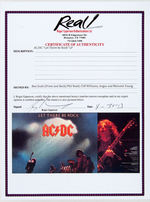 AC/DC BAND-SIGNED "LET THERE BE ROCK" ALBUM.