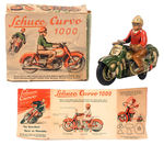 "SCHUCO CURVO 1000" BOXED WIND-UP MOTORCYCLE.