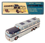 "BATTERY OPERATED GREYHOUND BUS" LARGE BOXED REPLICA.