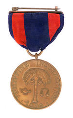 AWARD MEDAL "PHILIPPINE INSURRECTION 1899" WITH SERIAL.