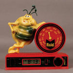 "RAID" BUG CLOCK RADIO BOXED.