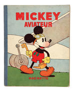 "MICKEY AVIATEUR" FRENCH HACHETTE BOOK.