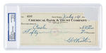 BABE RUTH SIGNED CHECK.