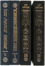 "THE OVERSTREET COMIC BOOK PRICE GUIDE" LIMITED EDITION SIGNED LEATHER BOUND HARDCOVER LOT.