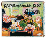 "KATZENJAMMER KIDS IN 4 PICTURE PUZZLES" BOXED SET.