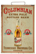 "COLUMBIAN EXTRA PALE BOTTLED BEER" TIN SIGN.