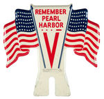 "REMEMBER PEARL HARBOR" LICENSE PLATE ATTACHMENT.