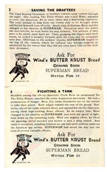 "SUPERMAN" BREAD CO. ADVENTURE CARD PAIR.