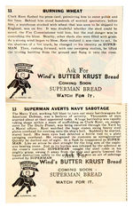 "SUPERMAN" BREAD CO. ADVENTURE CARD PAIR.