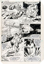 "SUPERMAN" #383 ORIGINAL CURT SWAN COMIC PAGE ART.